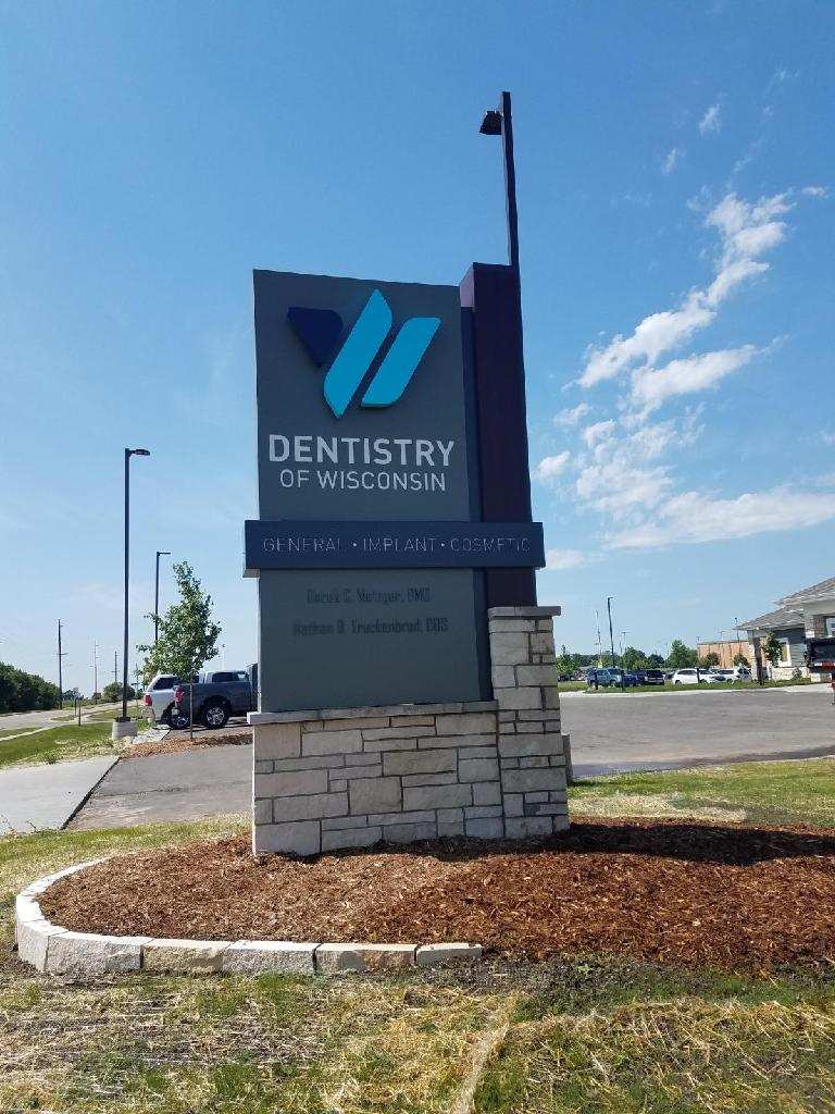 Dentistry of Wisconsin outside and gardening