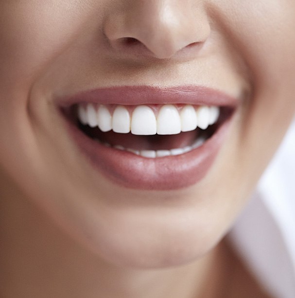 close up of perfect smile